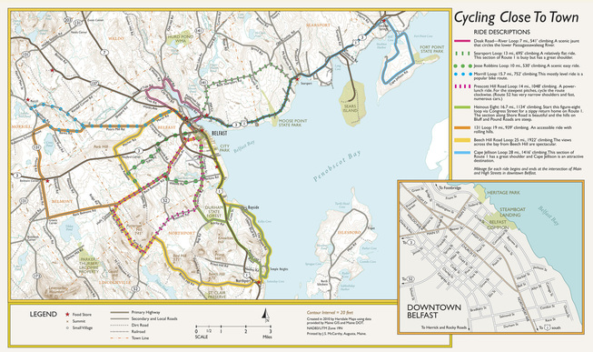 Belfast Bicycle Map